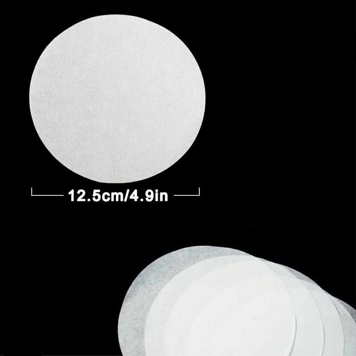 500 foi hartie antiaderenta, diametru 12,5 cm, pentru burgeri