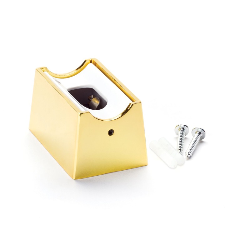 Dulie/Soclu Linestra Metal Alama Aurie S14D 60W Lungime 70 mm, latime 47 mm, Inaltime 40 mm ORION