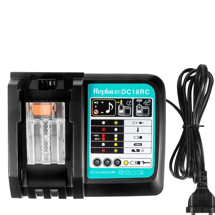 Incarcator acumulator scule electrice AKKEE, 14.4V-18V, protectie incorporata, LED indicator, 18x15x8cm