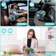 Електрическа кутия за обяд, 2 в 1, EXCITAT®, 1.5 л, неръждаема стомана, функция за самостоятелно готвене, 12V 24V 110V 220V, капацитет 1.5 л, чанта за носене, с аксесоари, сваляща се и може да се пере, за кола и домашна употреба, тъмнозелена