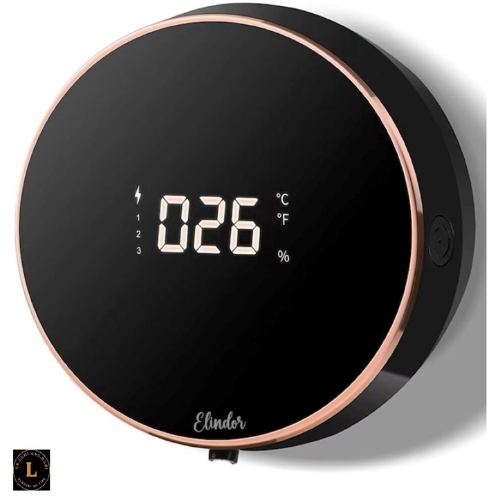 Dozator de Sapun Lichid cu Spuma si Senzor Automat Inteligent, Rezervor de Capacitate Mare (300ml) de Inalta Calitate, Usor de Montat pe perete, fara gauri pentru baie, bucatarie, spital, scoala, hotel, mall. Ideal pentru cadou Unisex