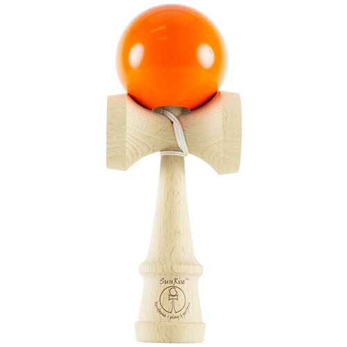 Joc de indemanare Kendama SunRise Super bright UV portocaliu
