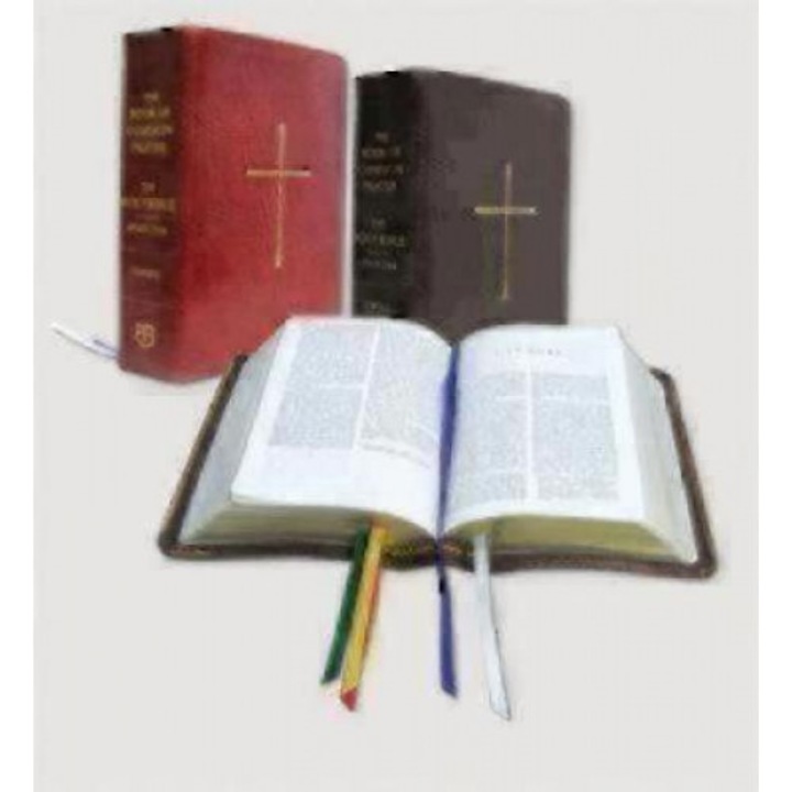 The Book of Common Prayer and the Holy Bible New Revised Standard Version: Red Bonded Leather, Church Publishing (Author)