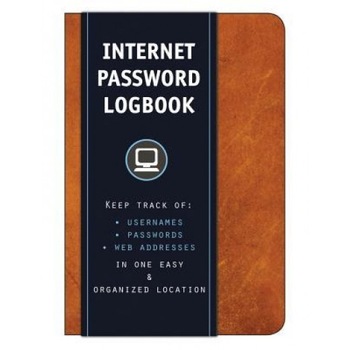 Internet Password Logbook (Cognac Leatherette): Keep Track Of: Usernames, Passwords, Web Addresses in One Easy & Organized Location, Editors of Rock Point (Author) Internet Password Logbook (Cognac Leatherette): Keep Track Of: Usernames, Passwords, Web Addresses in One Easy & Organized Location, Editors of Rock Point (Author)