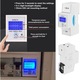 Contor de energie monofazat, display digital, contor resetabil, utilizare interioara