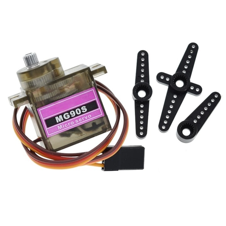 General MG90S серво мотор, 13.4g, 22.5x12x35.5mm, 120 градуса, за роботизирани проекти