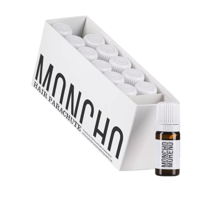 Set fiole impotriva caderii parului, Moncho Moreno Hair Parachute, 12 x 6 ml