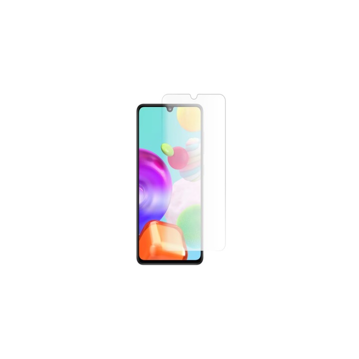 Folie de protectie ecran compatibila cu Huawei Y6P, din sticla securizata, Transparenta