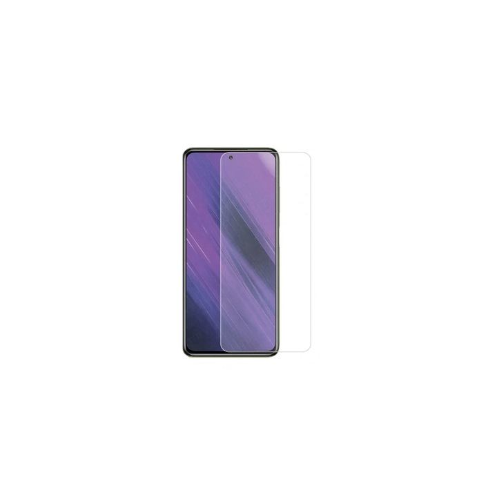 Folie de protectie ecran compatibila cu Huawei Y6 2018, din sticla securizata, Transparenta