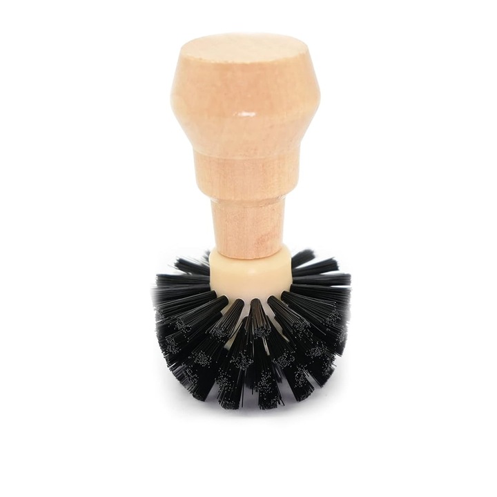 Perie profesionala de curatare portafiltru Enforose, bristles rezistente, design ergonomic, pentru aparate de cafea