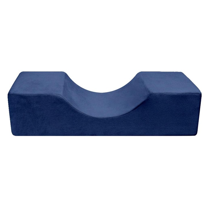 Perna pentru Extensii Gene, din burete, culoare albastru inchis