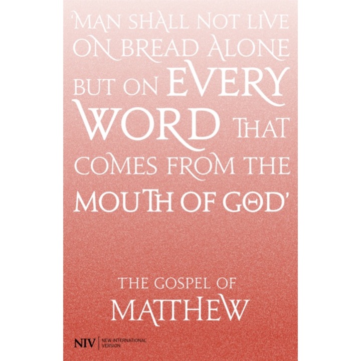 Niv Gospel Of Matthew - New International Version