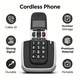 Telefon fara fir, Caller ID, stocare numere, semnal puternic, material de inalta calitate, durabil, portabil, negru