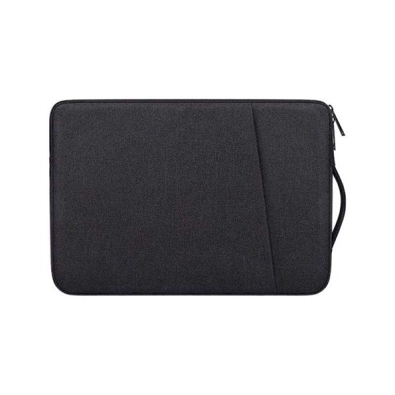 Geanta laptop, neagra, 36x26x3cm, pentru notebookuri de 13 inch, cu buzunar suplimentar