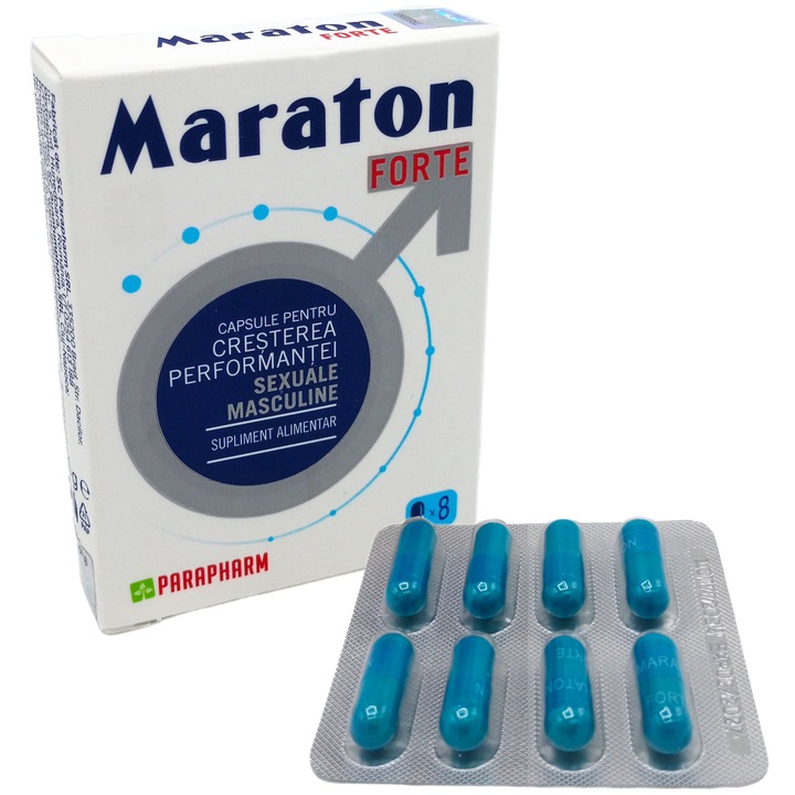 Capsule cresterea performantei sexuale masculine, blister 8 tablete, Maraton Forte