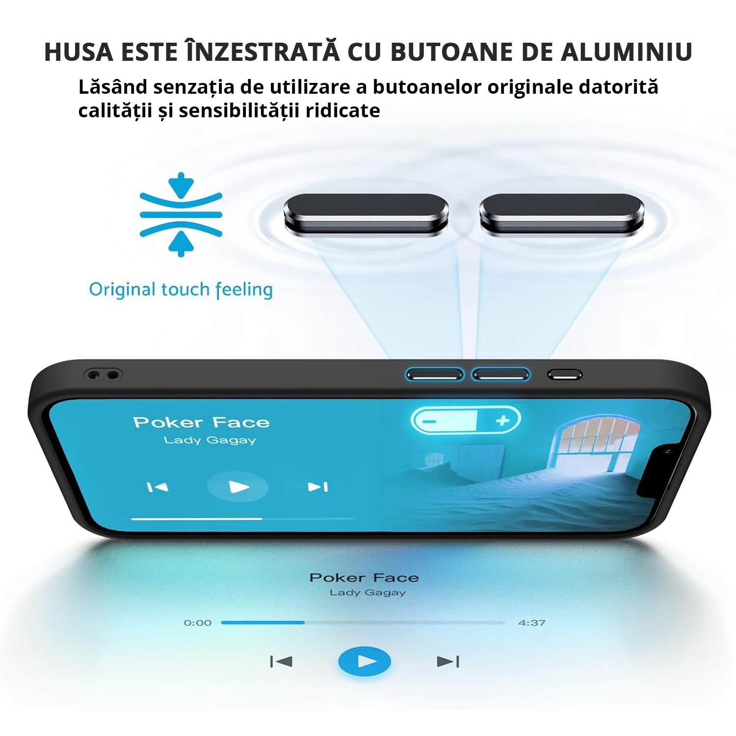 Husa pentru iPhone 16 PRO MAX, MobileSmart, Hybrid ultra slim, carcasa spate Antisoc, Negru