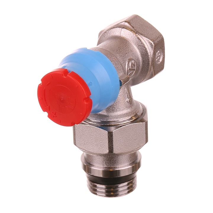 Robinet tur termostatat Giacomini, coltar, 1/2"