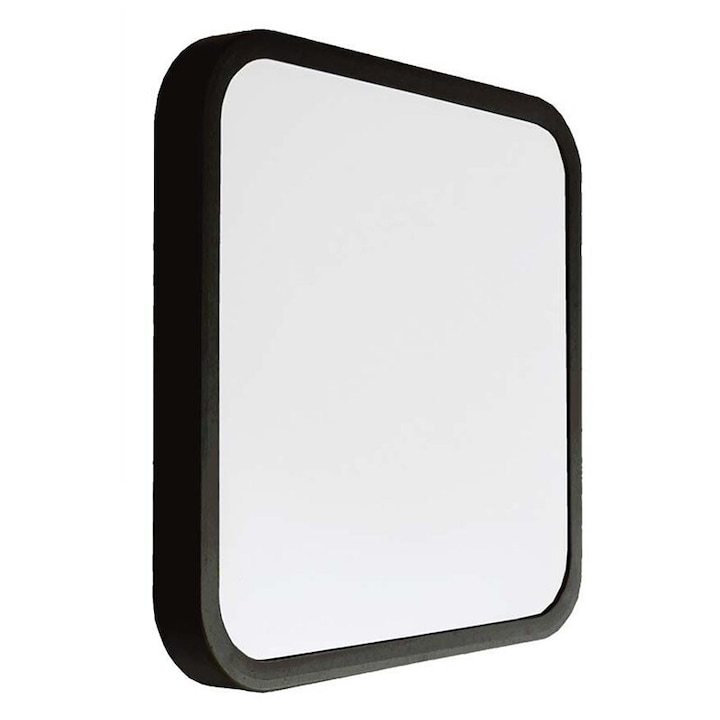 Plafoniera patrata Led 24 W, 2500 lm, dimensiune 295 x 295 x 65 mm, 4000k Neutra, Neagra, IP44