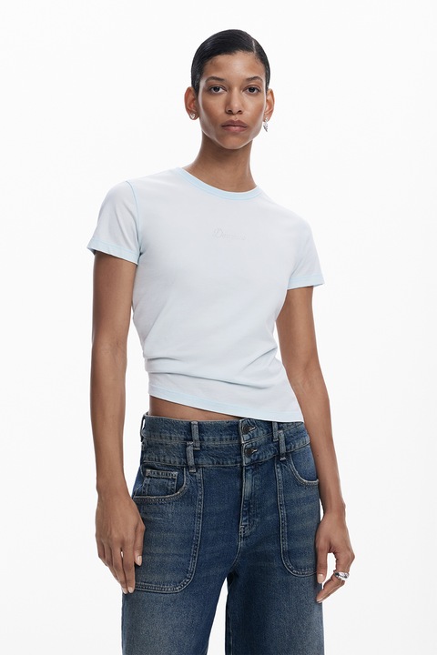 DESIGUAL, Logós póló, Mentazöld