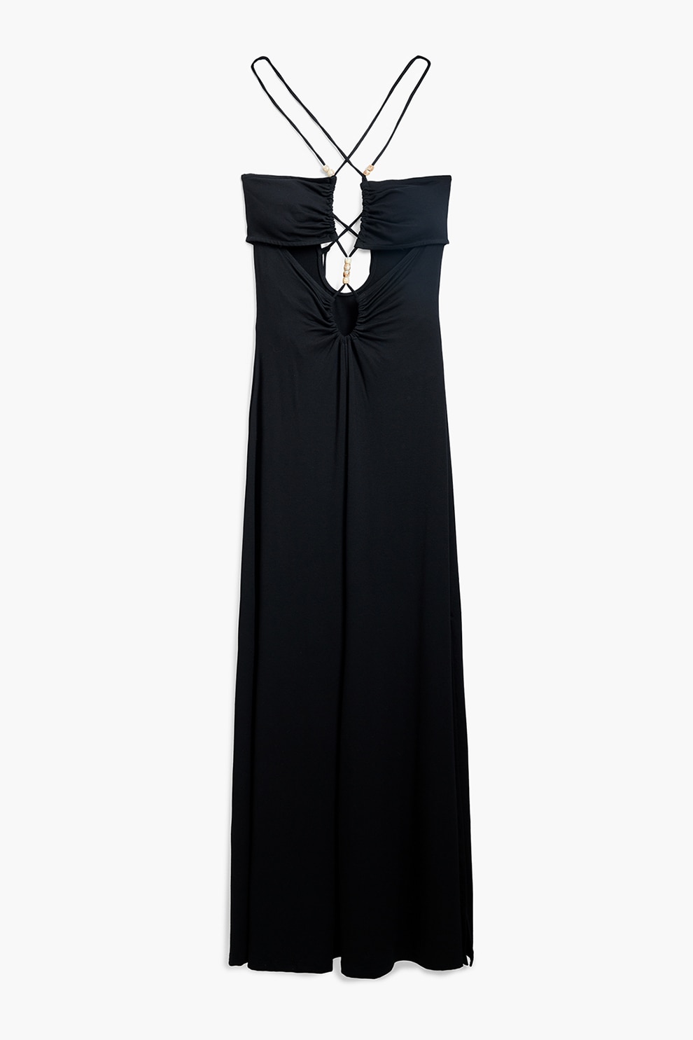 DESIGUAL, Rochie midi cu decupaje frontale, Negru, L