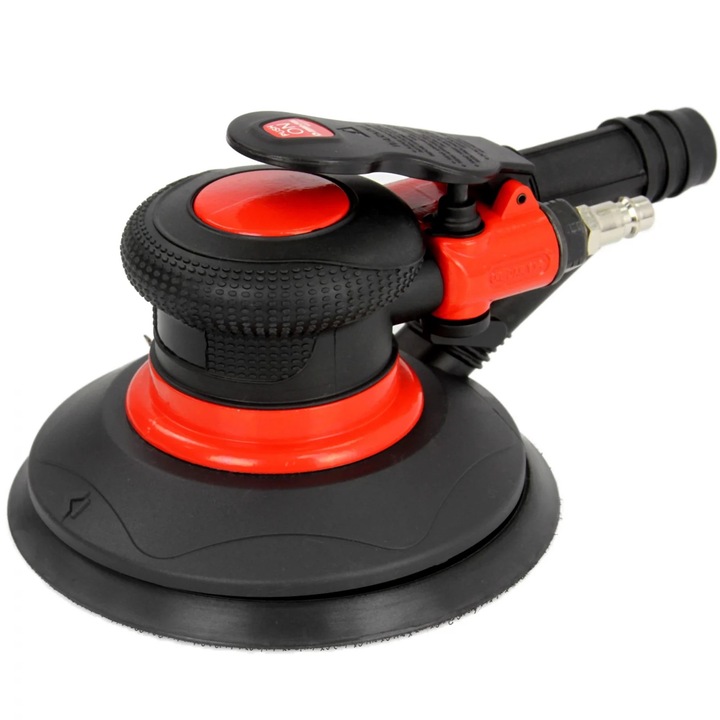 Пневматична шлифовъчна машина Mar-Pol 150 мм, осцилация 5 мм, с маркуч за изсмукване, комплект