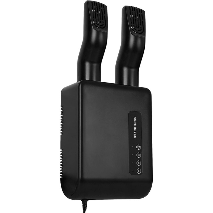 Uscător de pantofi GIMASE, PVC, 16x8cm, Negru