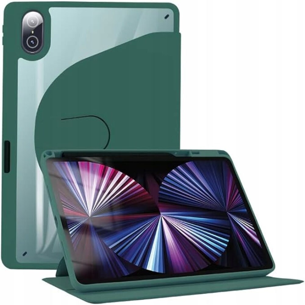 Husa pentru iPad Air 4/5, 10,9 inch, verde, cu suport rotativ 360