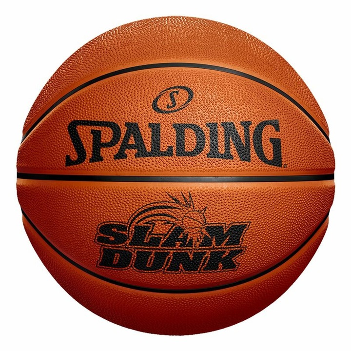 Spalding Slam Dunk kosárlabda, edzőkészlet, narancssárga, 7-es méret, szintetikus anyag