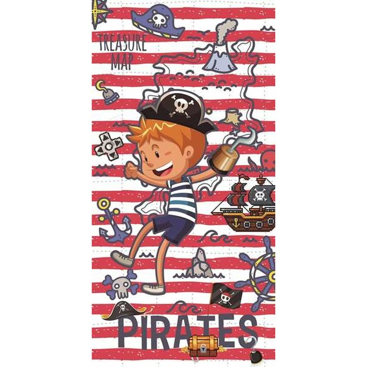 Prosop de plaja Secaneta, multicolor, 75x150cm