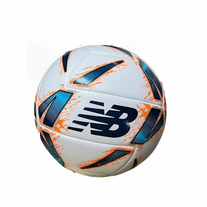 Minge fotbal New Balance Geodesa Match alb, set antrenament, dimensiune 5