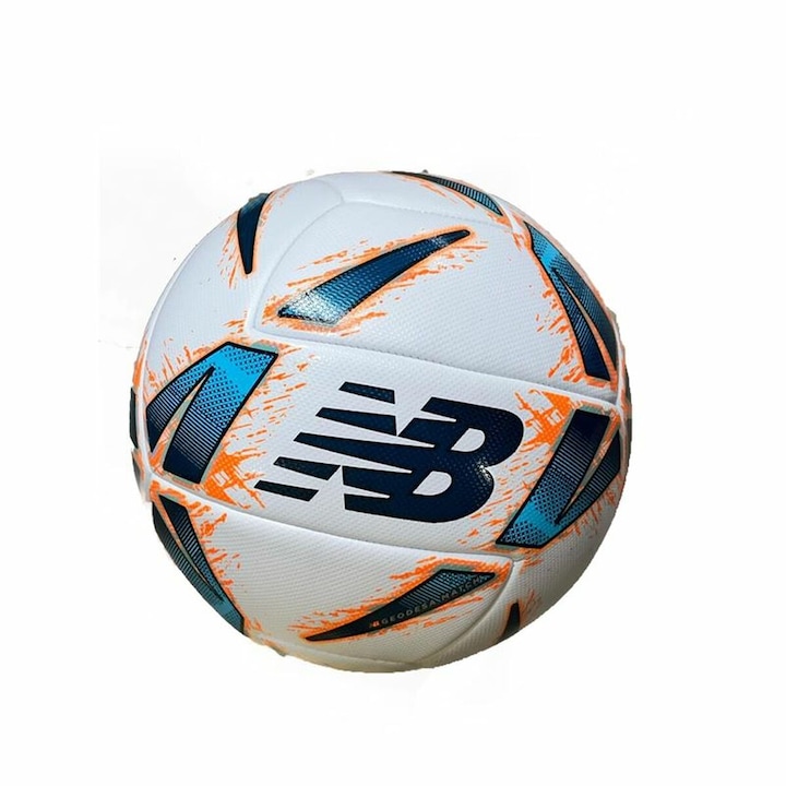 Minge fotbal New Balance Geodesa Match alb, set antrenament, dimensiune 5