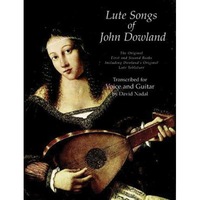 lute songs of john dowland the original first and second books including dowlands original lute tablature john dowland imagen 8_0_
0