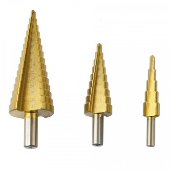 Freza in trepte, burghiu,4-32 mm, set 3 bucati Freza in trepte, burghiu,4-32 mm, set 3 bucati