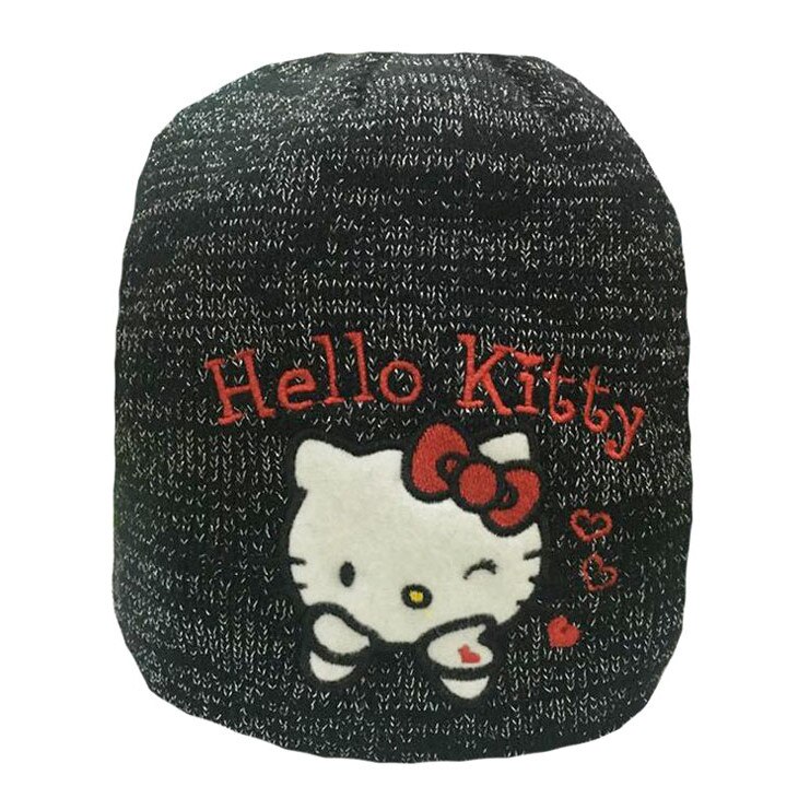 Caciula tricotata HK neagra-54 cm