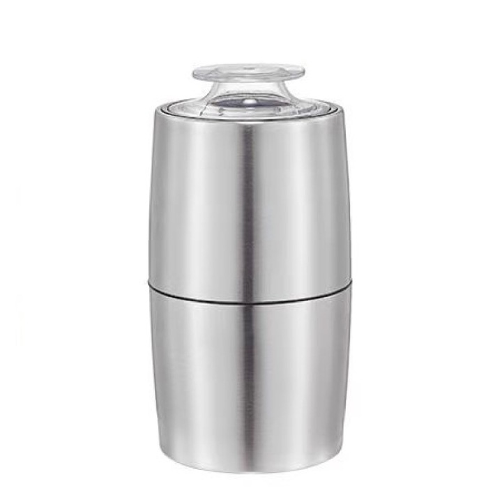 Електрическа мелничка HERUSI, инокс, мултифункционална, 200W, 60гр, 12 чаши