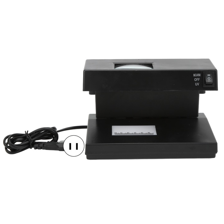 Детектор за фалшиви банкноти, UV, флуороскопска идентификация, 110V