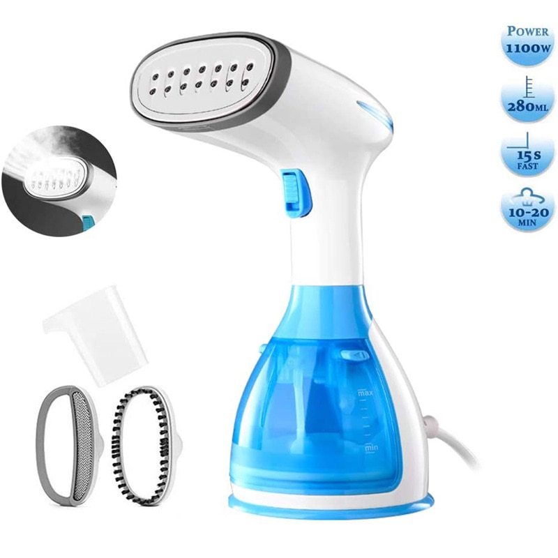 Aparat de calcat cu abur portabil 1500W 280ml inox 32g/min 30s