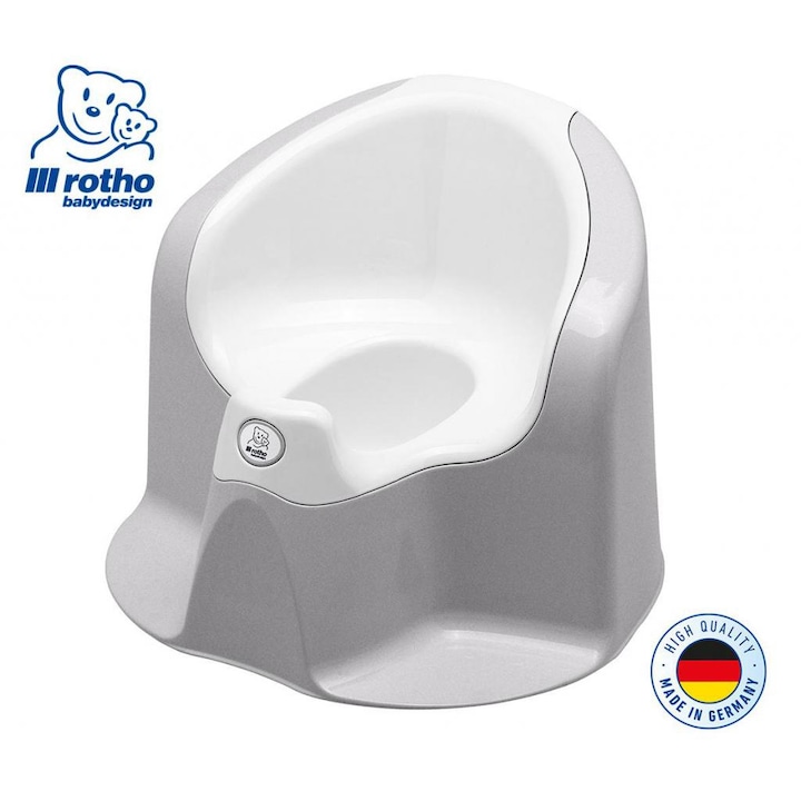 Rotho Babydesign Komfort bili, TOPXtra, ezüstszürke/fehér