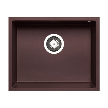 Chiuveta bucatarie Pyramis TETRAGON 500x400 1B, adancime 200mm, montare sub blat, Pyragranite Chocolate Chiuveta bucatarie Pyramis TETRAGON 500x400 1B, adancime 200mm, montare sub blat, Pyragranite Chocolate