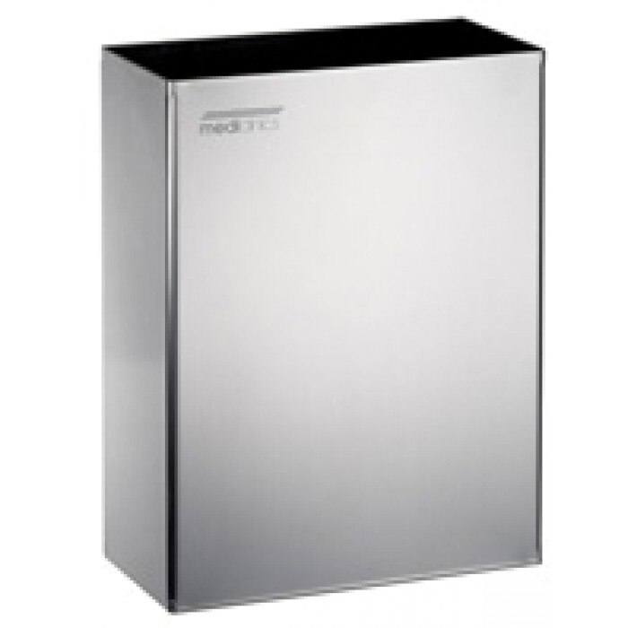 Cos de gunoi de perete, din inox lucios, capacitate 25L, Mediclinics