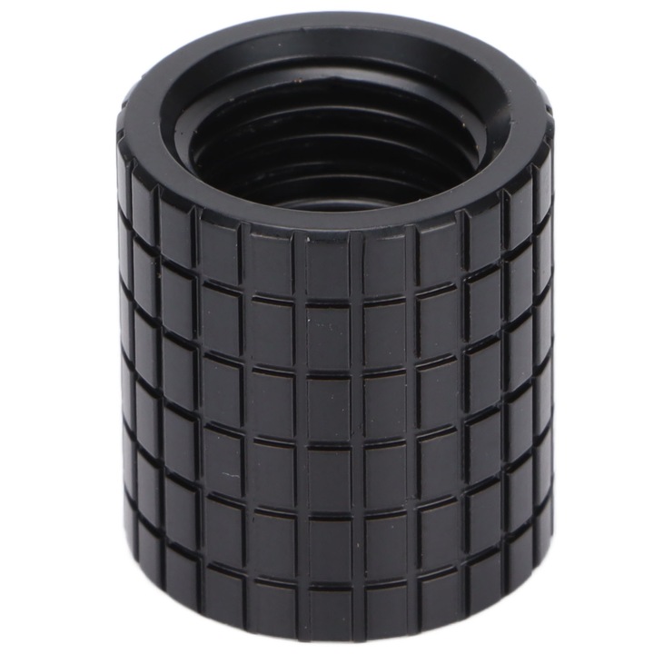 Удължителен фитинг Bizaical, G1/4in, 20mmx17.80mm, черен/сребрист
