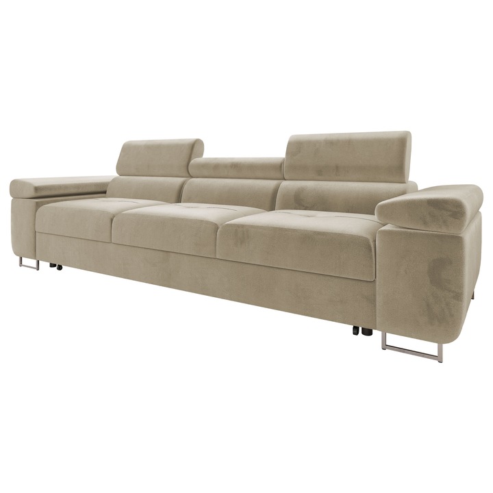 Canapea Torezio III Bis, MIRJAN24, bej, 102x263x70 cm