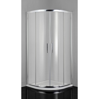 Cabina de dus semirotunda Sanotechnik PROLINE B9090C, sticla clara, anticalcar, 90x90x200 cm, fara cadita Cabina de dus semirotunda Sanotechnik PROLINE B9090C, sticla clara, anticalcar, 90x90x200 cm, fara cadita