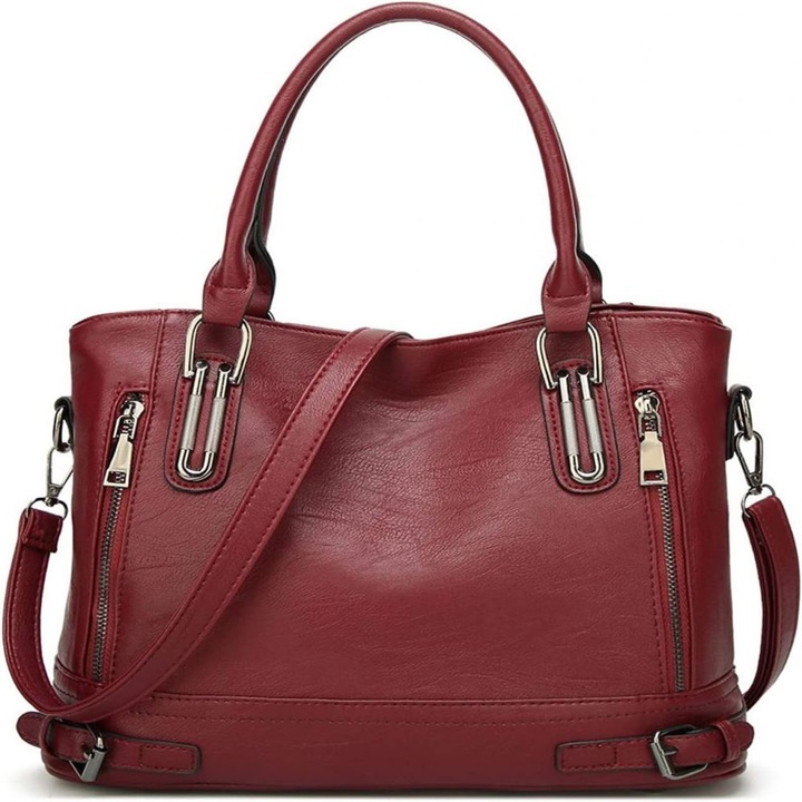 Дамска чанта, голяма, от екологична кожа