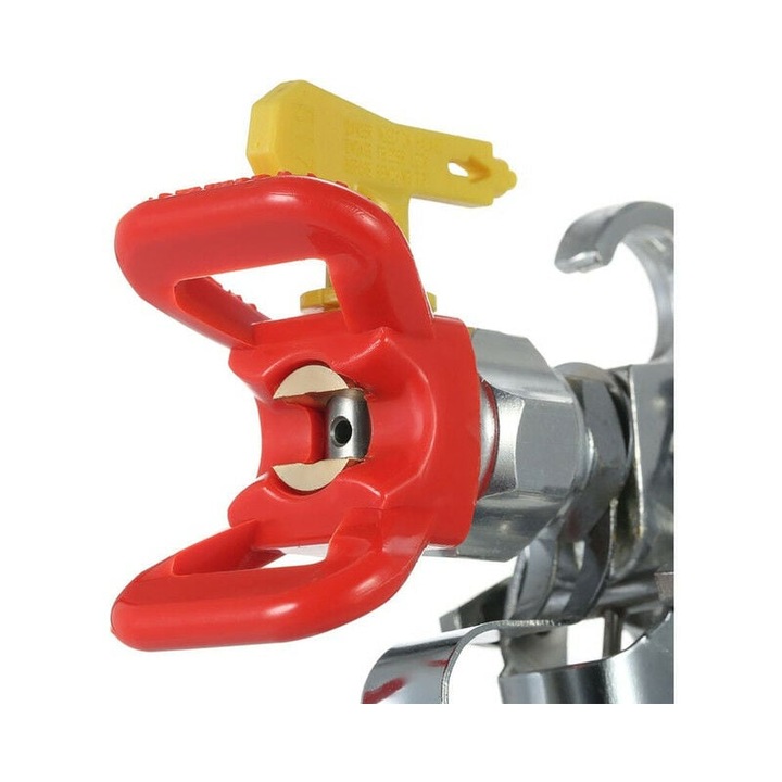Pistol de vopsit airless, cu protectie pentru duza rosie, pentru utilizare industriala si acasa