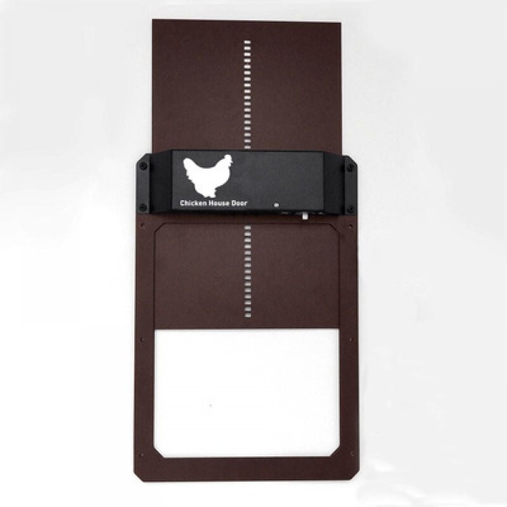 Usa automata curte gaini senzor lumina maro Premium Usa curte gaini Usa automata pasari control senzor lumina material ABS plastic