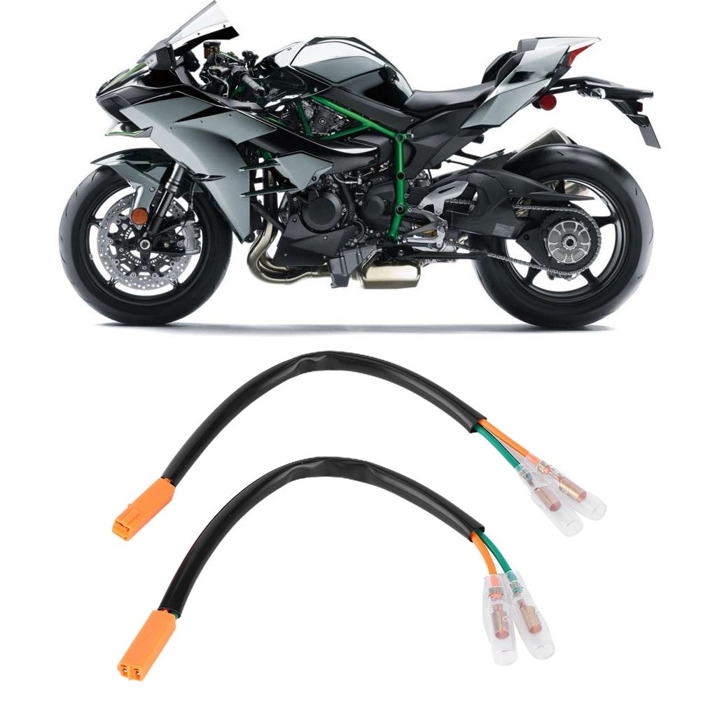 Adaptor cabluri semnalizare motocicleta Bizaical, 2 pini, 19.5cm