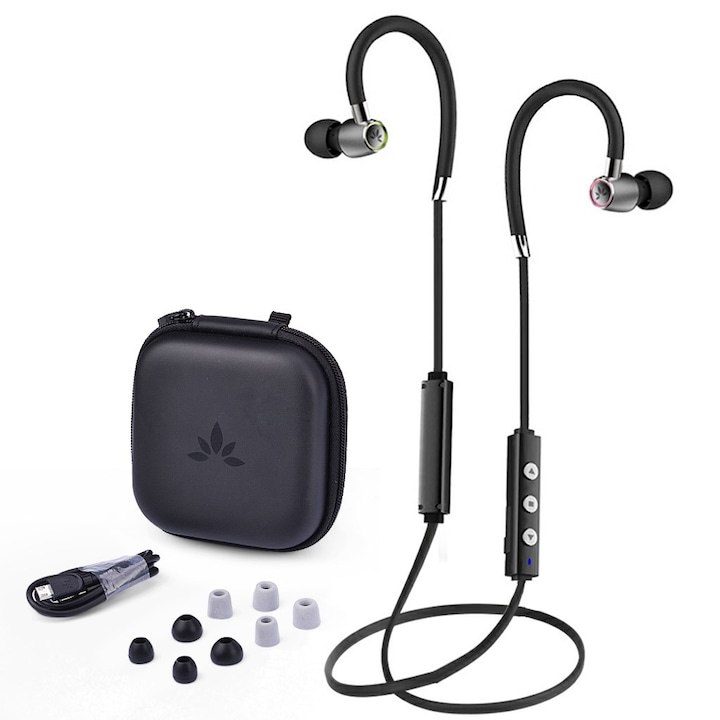 Avantree Clari Air Bluetooth 4.1, Dual Drivers, Hi-Fi sound vezeték nélküli fülhallgató/headset (fekete)