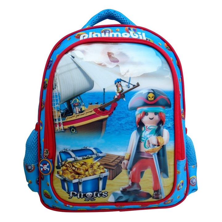 Ученическа раница Playmobil, за детска градина - Пиратки