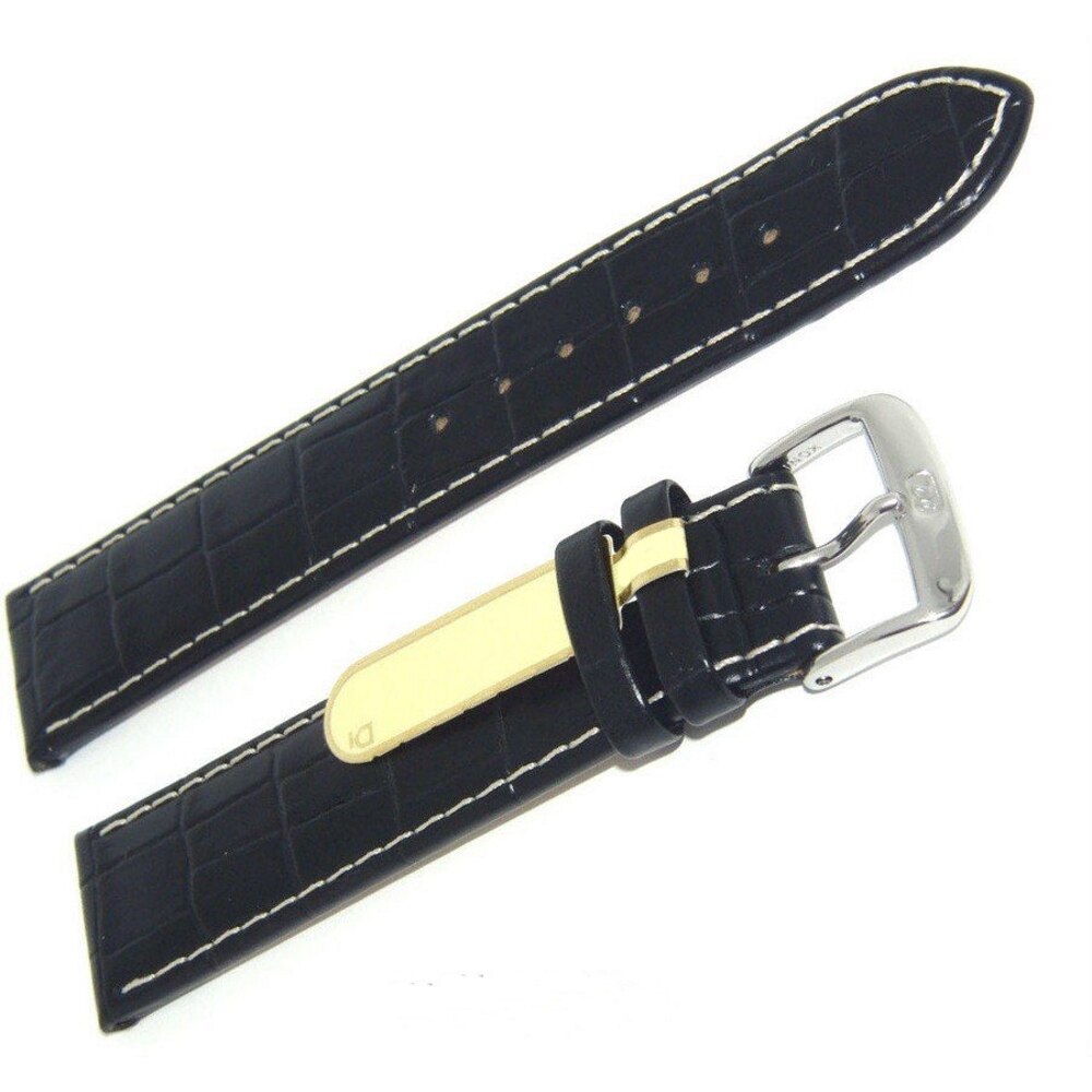 Curea de ceas Di-Modell Bali KN 1185-10202, 20 mm, Negru, catarama argintie